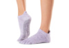 Носки для йоги ToeSox Full Toe Low Rise Grip Heather Purple M (39-42.5)