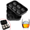 Форма силиконовая для льда Шарики, 6 ячеек 4.5см двойная Ice Ball для виски