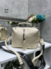 Беж - стильна якісна сумка Lady Bags на два відділення з двома знімними ременями (0268)