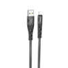 Кабель Hoco U105 USB to Lightning 1.2m black