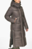 Куртка женская Braggart зимняя длинная с капюшоном - 52650 цвет тауповый