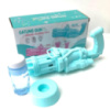 Детский автоматический пистолет пулемёт для мыльных пузырей Bubble Gun Blaste черный