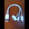 Зарядка кабель usb Apple Iphone 4s/5s/P1000/Micro