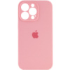 Чохол Silicone Case Full Camera Protective (AA) для Apple iPhone 15 Pro Max (6.7«), Рожевий / Light pink - купити в SmartEra.ua