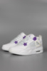 Жіночі кросівки Nike Air Jordan 4 Retro fleece White violet