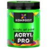 Фарба художня Серія «Флуоресцентна» Acryl PRO ART Kompozit 430 мл, 551 флуоресцентний зелений