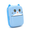 Портативный детский термопринтер A8 Cat, bluetooth, Type-C, blue, BOX