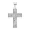 Серебряный крестик CatalogSilver с фианитами (2136446)