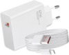 Адаптер USB з кабелем USB-TYPE C 67W / Комплект заряджання для телефону USB + Type-C
