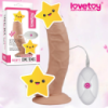 Реалістичний вібратор на присосці з пультом «The ultra soft dude vibrating 8.5» від LoveToy