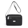 Жіночий чорний тканинний месенджер 75902A