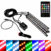 Декоративная RGB LED подсветка салона авто, цветомузыка, ДУ, 12В
