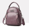Женский мини рюкзак сумка кенгуру эко кожа, маленький рюкзачок сумочка Фиолетовый