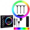 Кольцевая лампа MJ18 цветная RGB лампа LED 45 см