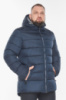 Куртка мужская Braggart зимняя с капюшоном - 53111 цвет тёмно-синий