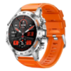 Смарт часы UWatch Delta K52 Silver Orange, 2 ремешка