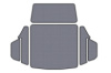 Резиновый коврик в багажник Carsuit (SD, серый) для Acura TLX 2014-2020 гг