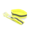 Глянцевый светоотражающий эластичный ремешок на запястье или щиколотку, цена за комплект 2шт, Light Yellow