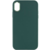 TPU чохол Bonbon Metal Style для Apple iPhone XS Max (6.5«), Зелений / Pine green - купити в SmartEra.ua