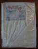 Комплект дитячої постільної білизни (білий з мереживом) К336