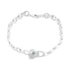 Серебряный браслет CatalogSilver с фианитами, вес изделия 13,19 гр (60001909) 1720 размер