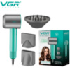 Фен профессиональный VGR V-440. Цвет: зеленый