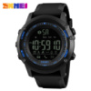 Чоловічий спортивний годинник Skmei 1321BU Blue Bluetooth з крокоміром та захистом 5 ATM
