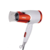 Фен для волос электрический складной портативный компактный 1200W DSP 30077 Красный