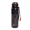Пляшка для води спортивна Houo 1 л з фліп кришкою, чорний