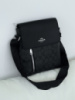 Сумка-мессенджер Coach чоловіча через плече  чорний
