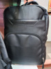 ЧОРНИЙ — зерниста екошкіра — великий якісний рюкзак із відділенням для зберігання ноутбука (Луцьк, 689)