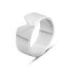 Серебряное кольцо CatalogSilver с без камней, вес изделия 5,27 гр (2143406) 19 размер