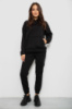 Спортивный костюм женский на флисе, цвет черный, 257R85