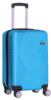 Мала пластикова валіза на колесах 45L GD Polo блакитна