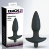 Анальна пробка Black Velvet Vibrating Plug Medium силіконова з вібрацією для стимуляції