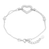 Серебряный браслет CatalogSilver с фианитами, вес изделия 3,39 гр (2149637) 1720 размер