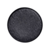 Тарелка фарфоровая 25 см плоская черная HP-7-735