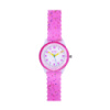 Дитячий годинник Better 008 Shine Pink-White для дівчаток, рожевий силіконовий ремінець, кварцовий механізм
