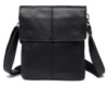 Шкіряний чоловічий месенджер 714884 Чорний