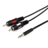 Кабель мультимедийный mini-jack(M) - > 2 RCA (M) 0.8m Atcom (10810)