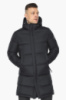 Куртка мужская Braggart зимняя удлиненная с капюшоном - 49773 чёрный цвет