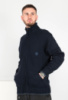 Чоловіча темно-синя кофта на блискавці