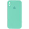Чохол Silicone Case Square Full Camera Protective (AA) для Apple iPhone X / XS (5.8«)
