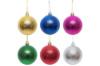 Набор игрушек елочных разноцветных шаров «Дискошар» 6см (6шт) (116298)