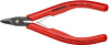 Кусачки бокові (бокорізи) для електроніки, діаметр 0,8мм, 125мм KNIPEX 75 52 125, фосфатовані