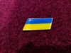 Наклейка-эмблема 3D «Флаг Украины 1» для автомобиля, метал-пластик.