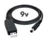 Кабель питания USB для роутера от повербанка с 5.5V до 9 V