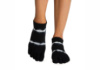 Носки для йоги ToeSox Full Toe Low Rise Black Tie Dye Stripe M (39-42.5)