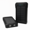 Повербанк-сонячна батарея 20 000 мА·год – універсальний акумулятор з сонячною панеллю, двома USB-виходами та ліхтариком