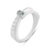 Серебряное кольцо CatalogSilver с топазом Лондон Блю 0.527ct, вес изделия 2,5 гр (2188698) 17 размер